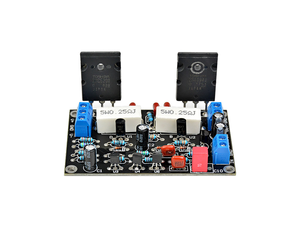 AIYIMA 100W 2SC5200+2SA1943 Dual DC35V Audio Amplifier Board