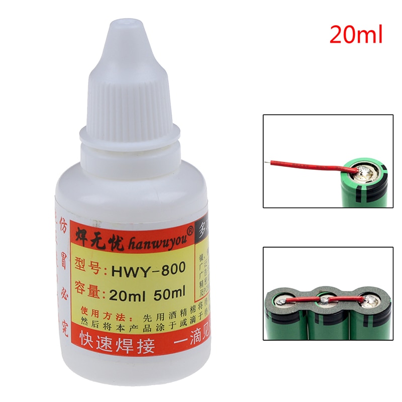 1pc 20ml Stainless Steel Liquid Flux Soldering Paste Flux Liquid Solders Water Durable Liquid Solders