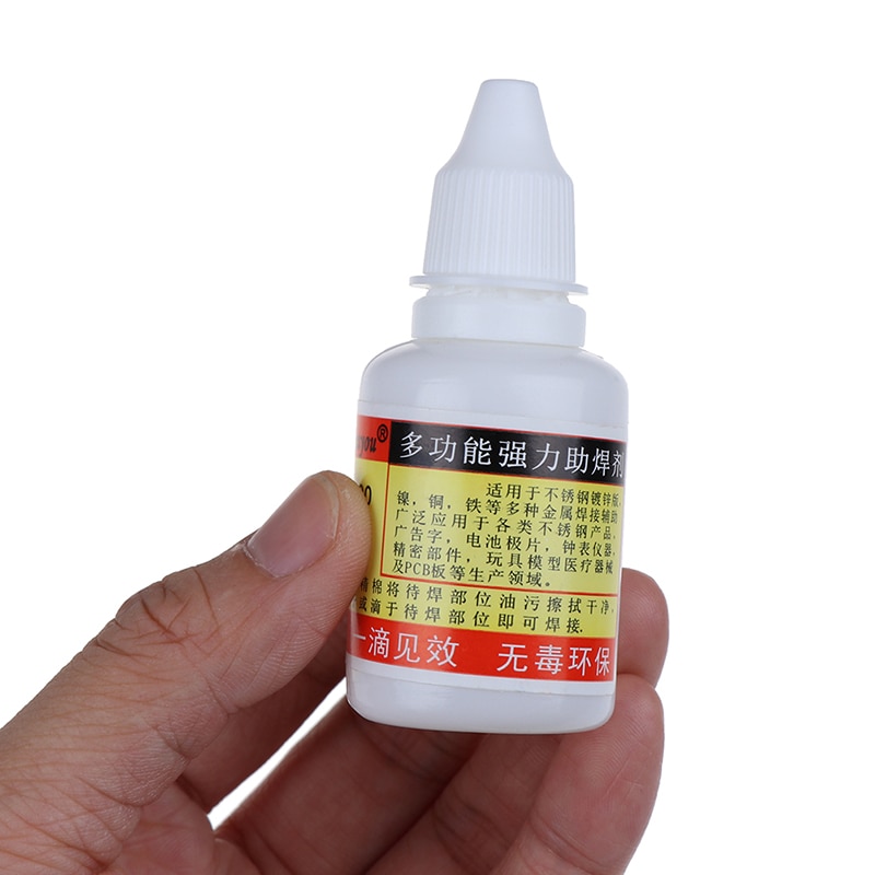 1pc 20ml Stainless Steel Liquid Flux Soldering Paste Flux Liquid Solders Water Durable Liquid Solders