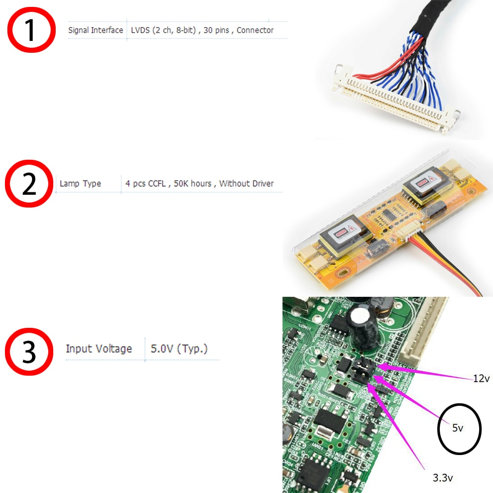 DS.D3663LUA.A81 DVB-T2/T/C digital TV 15-32 inch Universal LCD TV Controller for 30pin 2ch,8-bit