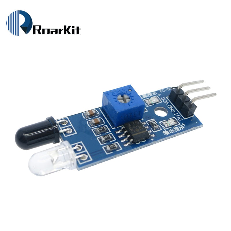 IR Infrared Obstacle Avoidance Sensor Module for Arduino Smart Car Robot 3-wire Reflective Photoelectric