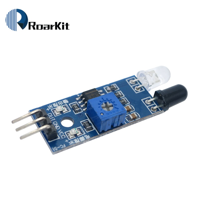 IR Infrared Obstacle Avoidance Sensor Module for Arduino Smart Car Robot 3-wire Reflective Photoelectric