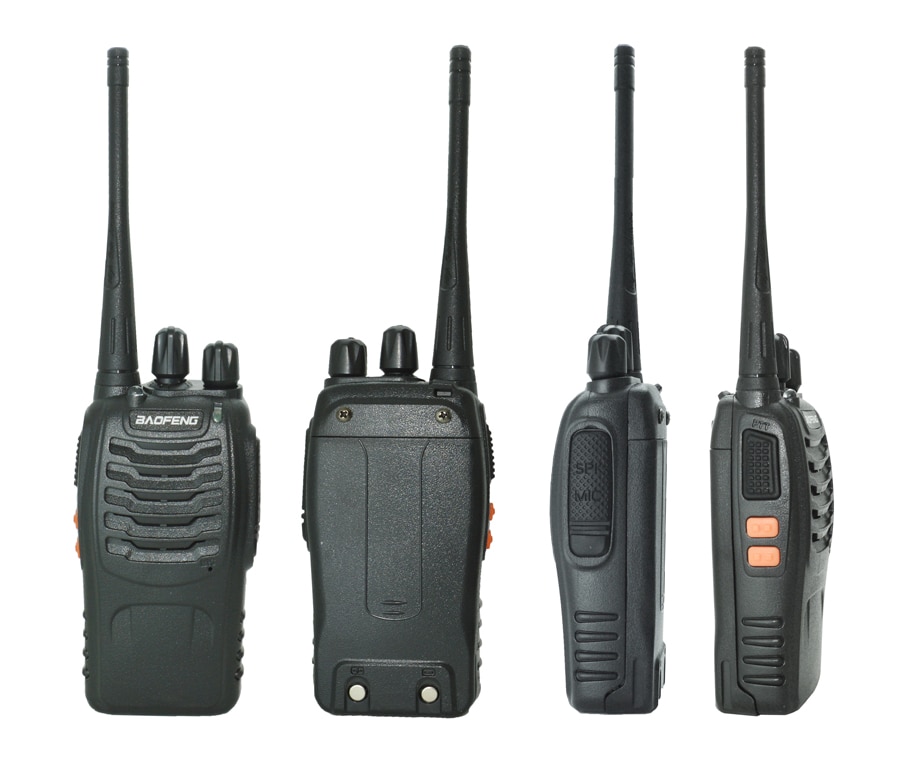2Pcs/set baofeng BF-888S Walkie Talkie Portable radio station BF888s 5W BF 888S Comunicador Transmitter