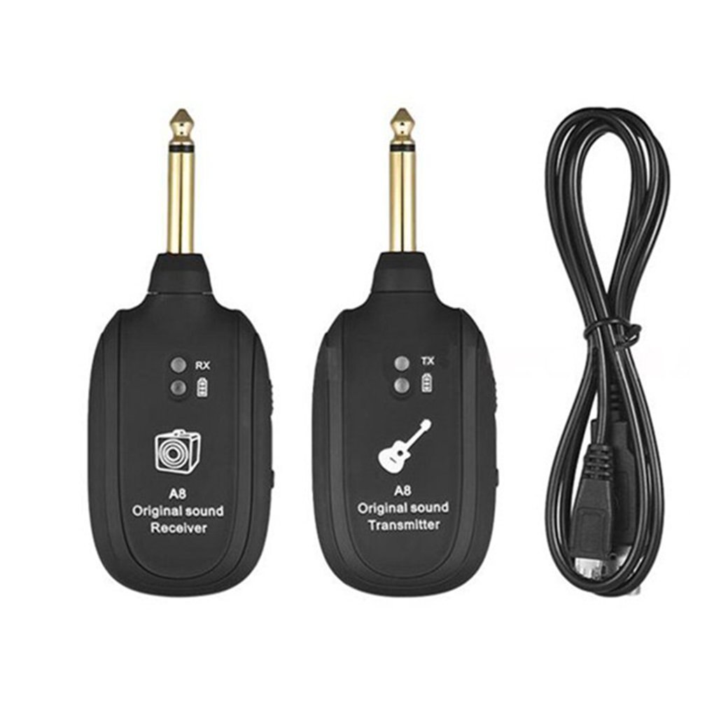 Guitar Wireless Transmission System  Wireless Transceiver A8 Guitar Wireless Receiver good produts