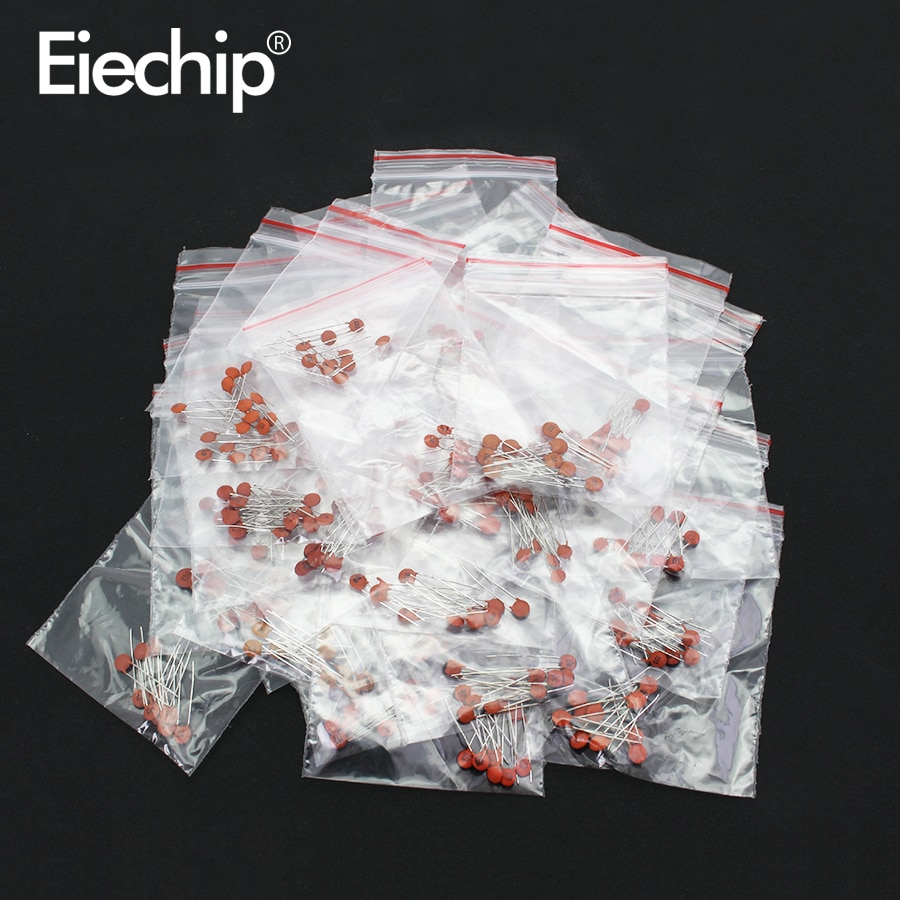 300pcs/lot Ceramic capacitor set pack 2PF-0.1UF 30 values*10pcs Electronic Components Package capacitor Assorted Kit samples good products