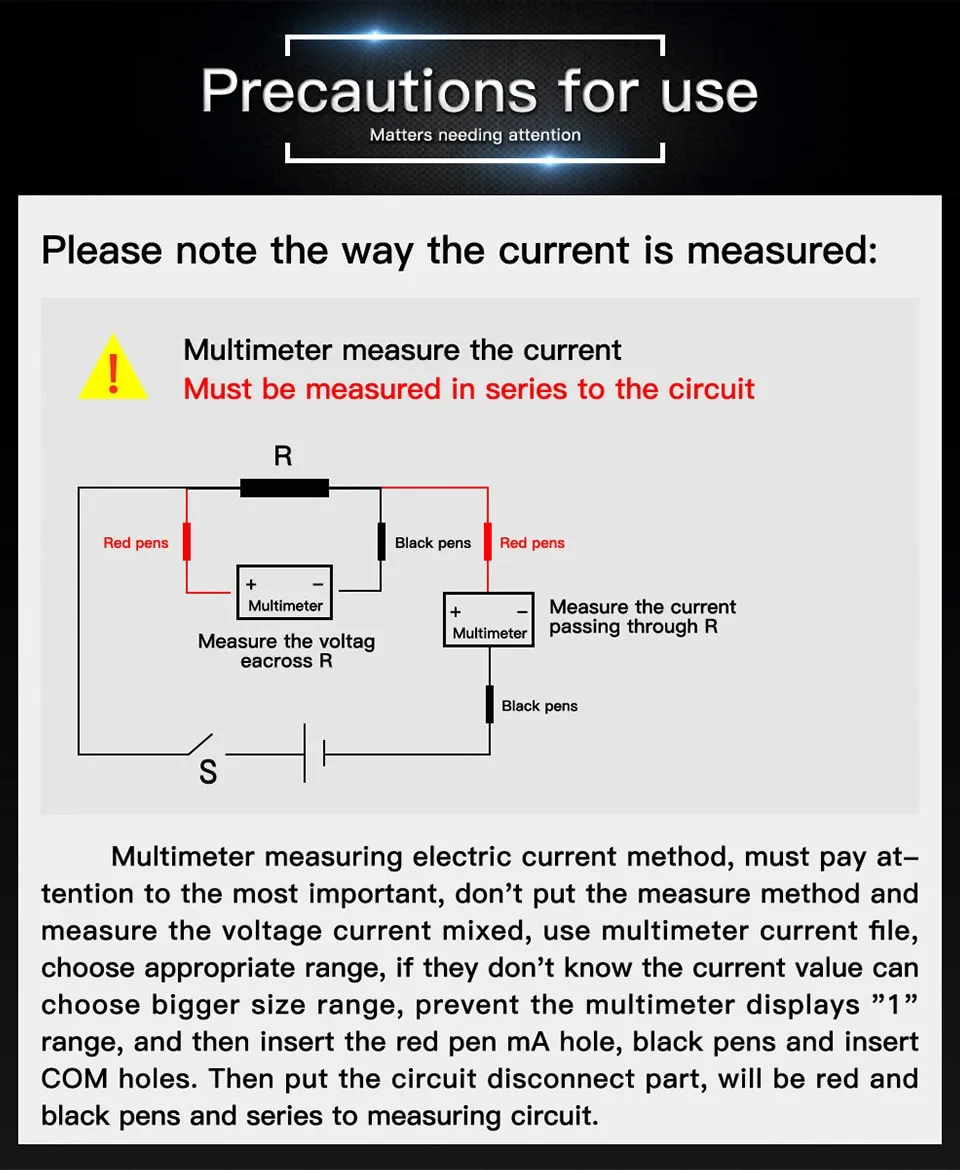 ANENG 621A Smart Digital Multimeter Touch Screen Multimetro Tester Transistor 9999 Counts True RMS Auto Range DC/AC 10A Meter