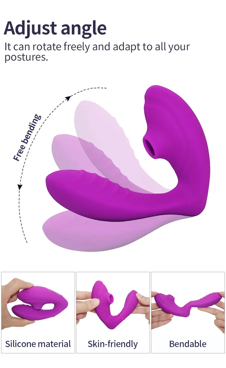 Vagina Sucking Vibrator 10 Speeds Vibrating Sucker Oral Sex Suction Clitoris Stimulator Erotic Sex Toy for Women Sexual Wellness