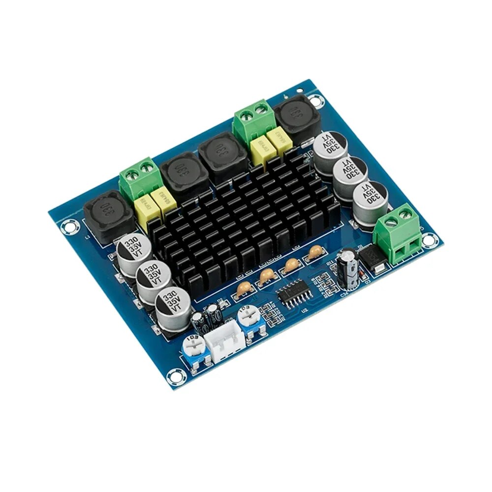 DC 12V 24V 120W*2 TPA3116 D2 Dual Channel digital Power audio amplifier board  good