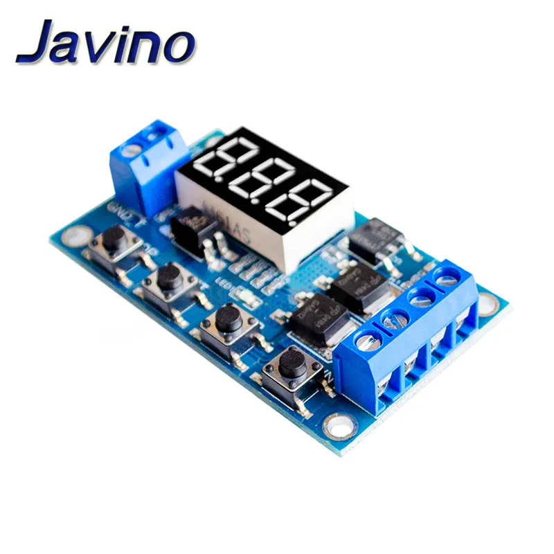 DC5-36V Dual MOS LED Digital Time Delay Relay Trigger Cycle Timer Delay Switch Circuit Board Timing Control Module DIY