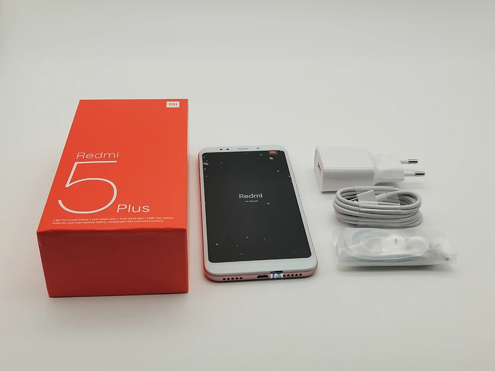 Xiaomi Redmi 5 plus global rom celular smartphone 3GB 32GB/4GB 64GB 5.99''4000mah snapdragon 625 Android 12.0MP Mobile phone