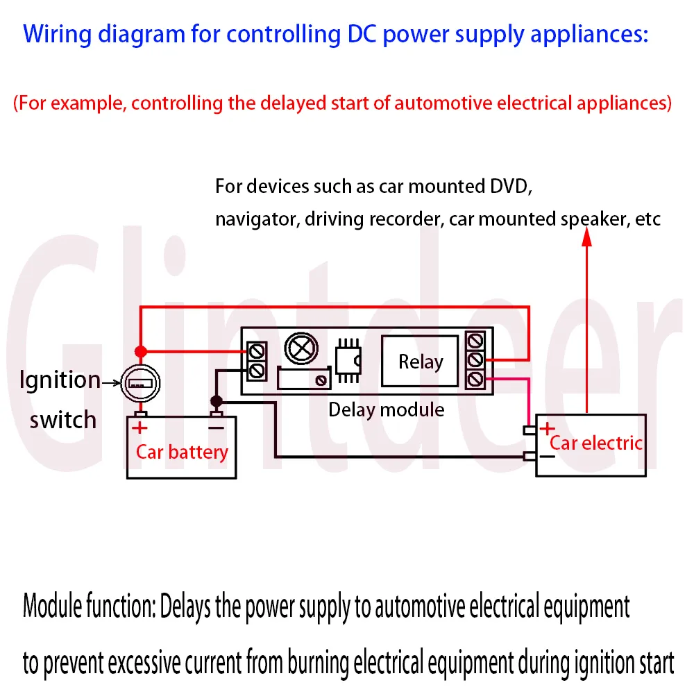 DC 5V 12V Time Delay Relay NE555 Time Relay Shield Timing Relay Timer Control Switch