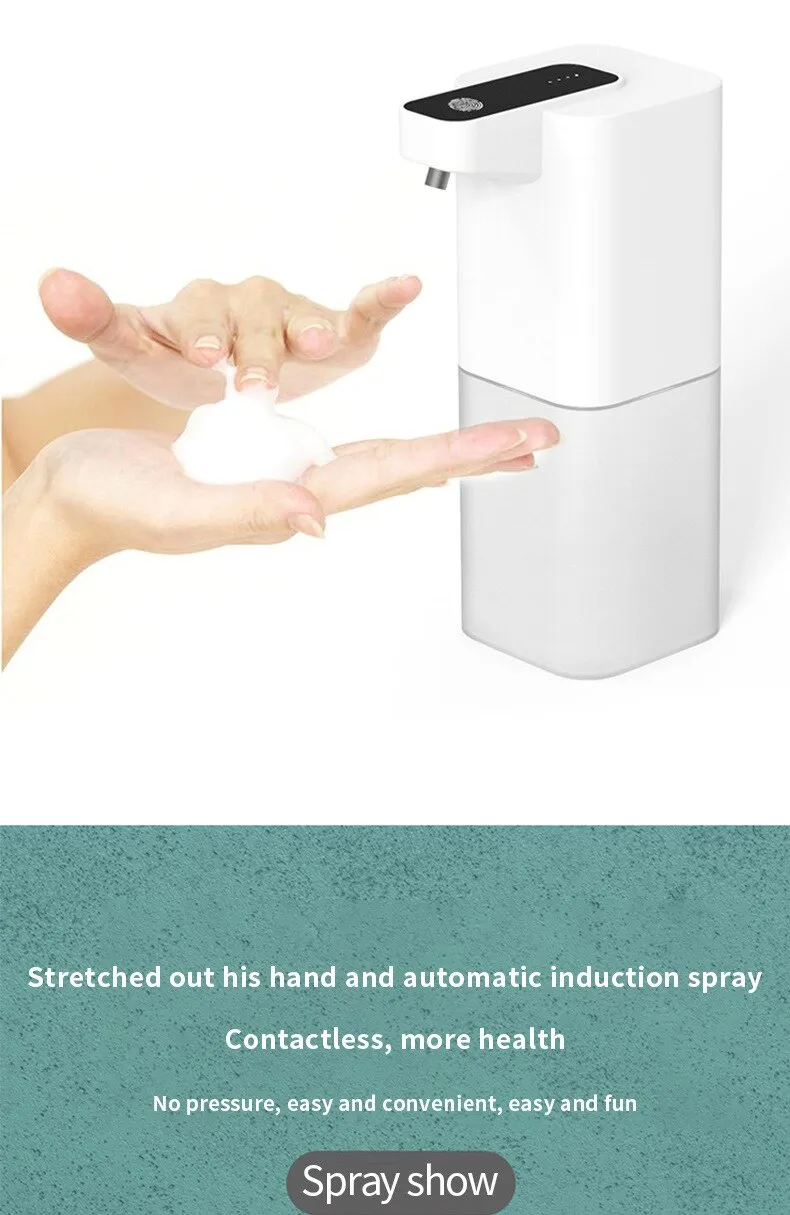 Automatic Inductive Soap Dispenser Foam Washing Phone Smart Hand Washing Soap Dispenser Alcohol Spray Soap Dispenser Washing