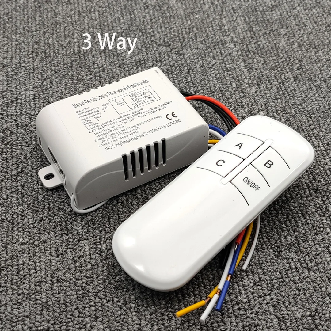 1/2/3/4 Way ON/OFF Wireless Remote Control Switch Digital Remote Control Switch Manual Remote- Control Dudi Control Switch  220V