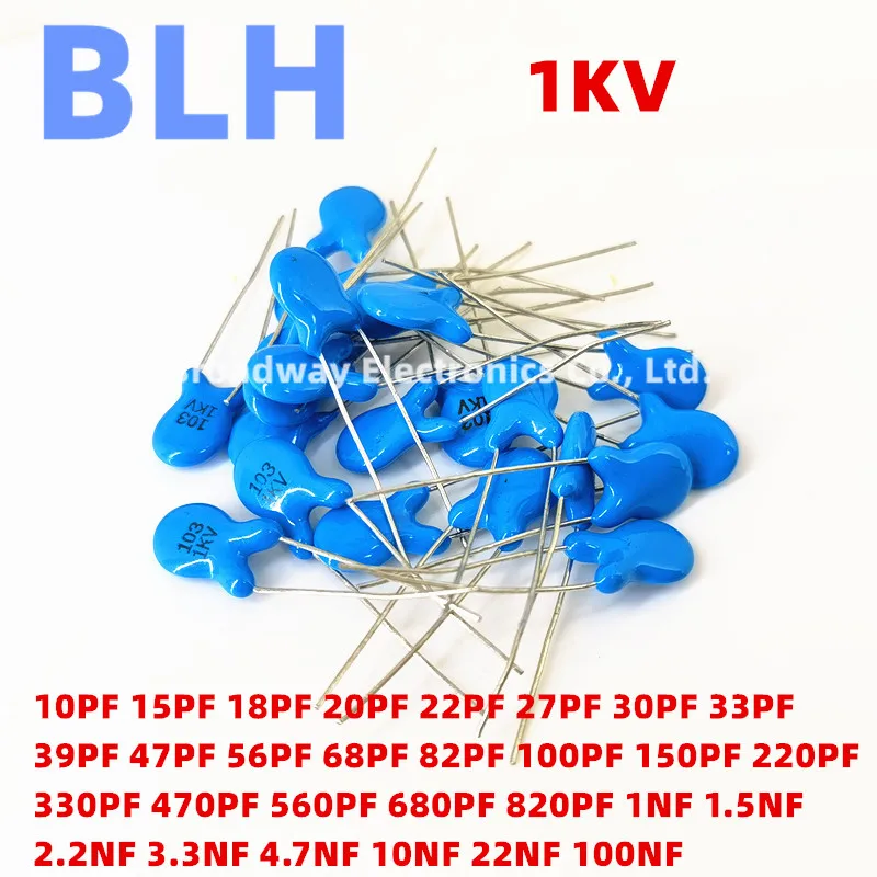 20PCS High pressure ceramics capacitors 1KV 1000V 1.5NF 152 2.2NF 222 3.3NF 332 4.7NF 472 10NF 103 22NF 223 100NF 104