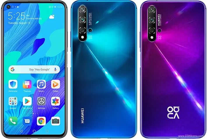 Global HUAWEI-Nova 5T,Smartphone Android,Google Play Store,6.26 inch,128GB/256GB ROM,Mobile phone,48MP,4G Network,Cellphones