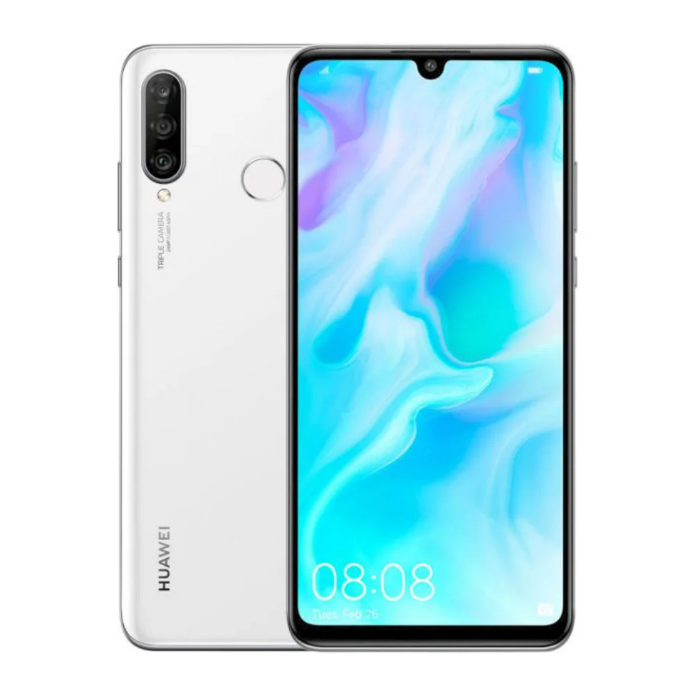 Global HUAWEI P30 Lite Smartphone Android 6.15 inch 128GB ROM 4GB RAM 48MP+32MP Cell phone Google Play Unlocked Mobile phones