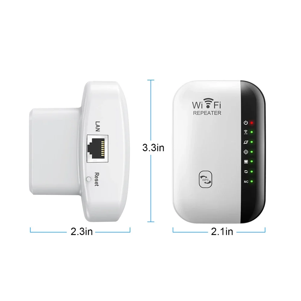 300Mbps Wireless WIFI Repeater 2.4G Router Wifi Range Extender Wi-Fi Signal Amplifier 802.11N Network Card Adapter for PC