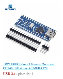 1~10PCS EGBO high quality One set UNO R3 (CH340G) MEGA328P for Arduino UNO R3 + USB CABLE ATMEGA328P-AU Development board