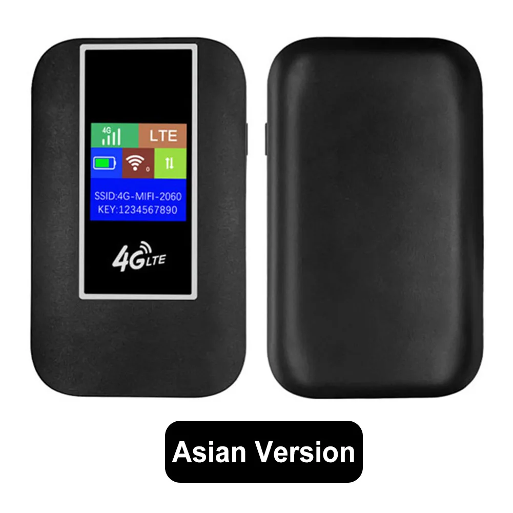 4G LTE Mobile WiFi Router 150Mbps Wireless Internet Router with SIM Card Slot Pocket Mobile Hotspot for Home Office Car Travel