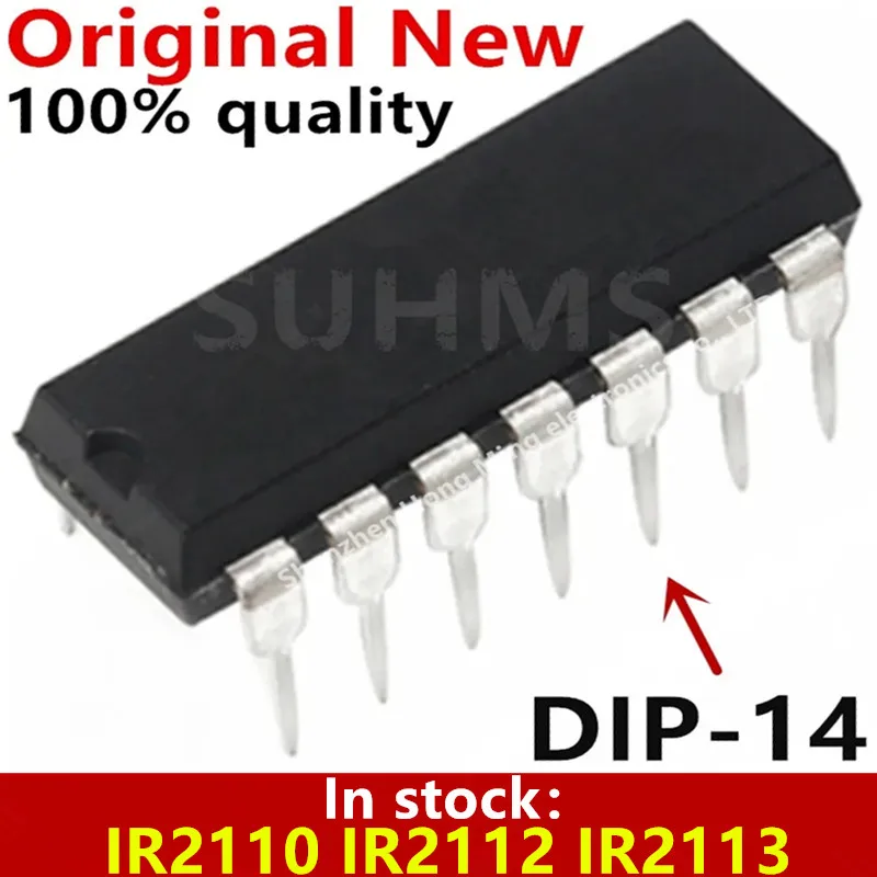 (5piece)100% New IR2110 IR2112 IR2113 IR2110PBF IR2112PBF IR2113PBF DIP-14 Chipset