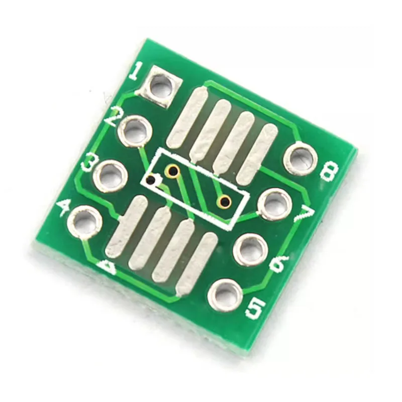 20/50/100pcs SMD to DIP Adapter Converter SOP8 SSOP8 TSSOP8 Adapter Board Module Adapters Plate 0.65mm 1.27mm