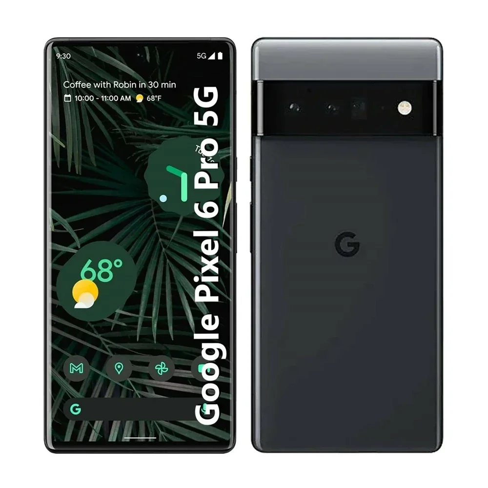 Google Pixel 6 Pro 6Pro 5G Octa Core  6.7inch Screen 12GB RAM 128GB/256GB ROM 50 MP Camera Google Tensor Unlocked Cell phone