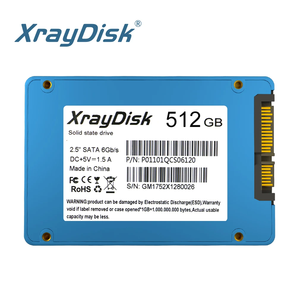 XrayDisk Solid State Drive 2.5''Sata3 Ssd 480GB 512GB 1TB 256GB Hdd Internal Hard Disk For Laptop&Desktop